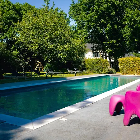 Дом отдыха De Luxe Avec Piscine, Jacuzzi, Hammam, Animaux Admis, Proche Le Mans - Fr-1-410-451 *